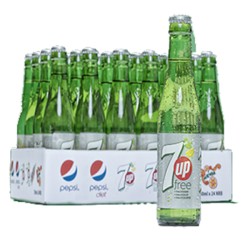 7Up Free Carbonated Drink Glass 250 ml x 24