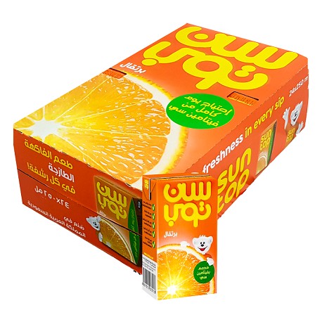  Juice Sun Top - Orange 250 ml 24pcs