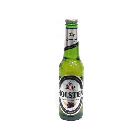 HOLSTEN BOTTLE BLACK GRAPE 330ML 24Pcs