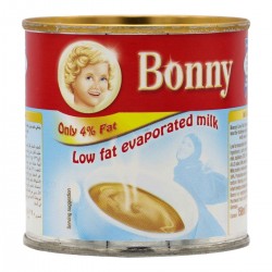 Bonny Evaporated Low Fat Milk 170 gm x 96