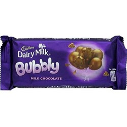 Dairy Milk Bubbly Plain Chocolate 87gm -