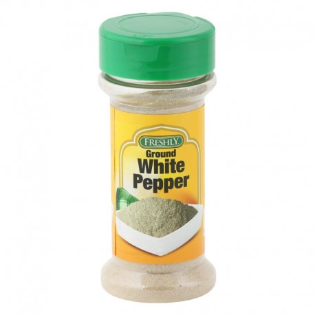 FRESHLY WHITE PEPPER GROUND  3 oz