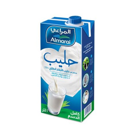 Almarai milk full fat 1 liter pull 12