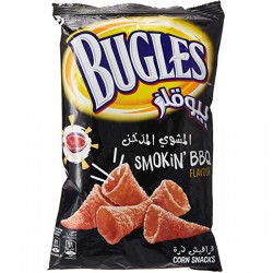 Bugles Corn Snack Smokin Bbq Bugles 70 gm x 20