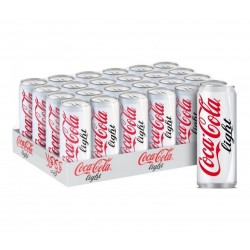 Coca-Colalight Carbonated Drink Cans 320 ml x 24