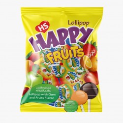 Happy Lollipops Fruity 18gm