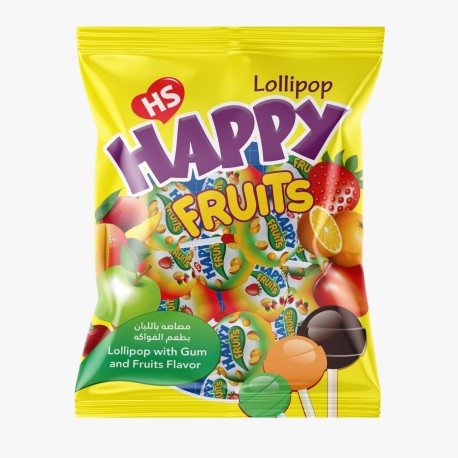 Happy Lollipops Fruity 18gm