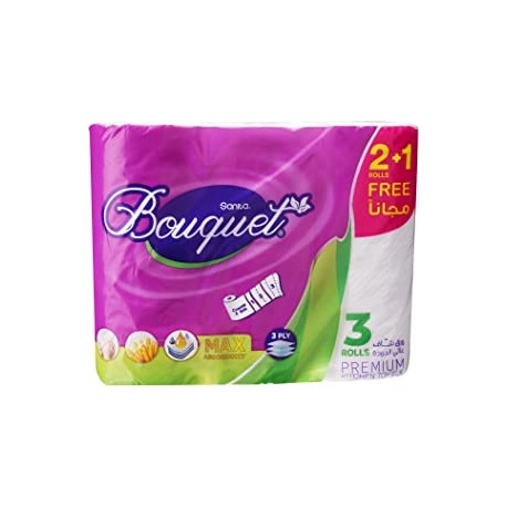 Sanita Bouquet Kitchen Tissue 2+1*180