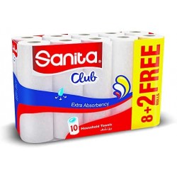 Sanita Club Kitchen Paper (8+2) 3*10