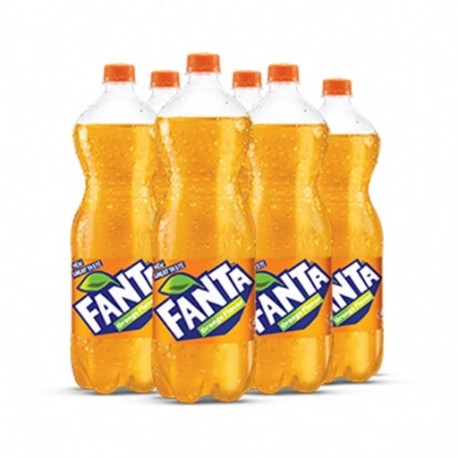 Fanta orange 1 liter pull 6 pieces