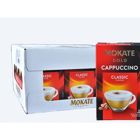 Classic Cappuccino Mokate Coffee (8*12.5g) Tight12