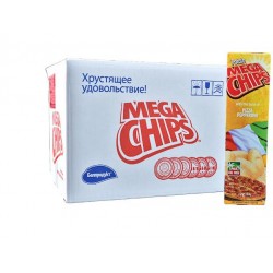 Mega Chips Potato with Peproni Piazza flavor 100 gm x 25