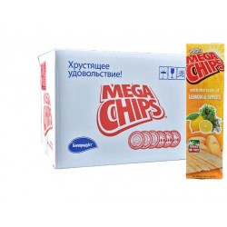 Mega Chips Potato with Chlli Lemon flavor 100 gm x 25