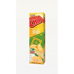 Mega Chips Potato with sour cream and cheese flavor 100 gm x 25