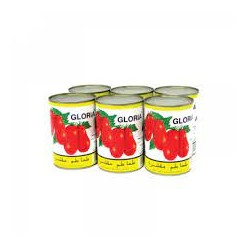 GloriaPeeled tomatoes 400 gm x 24