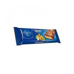 Mythic Wafer Chocolate with Hazelnuts 28 gm pack of 1